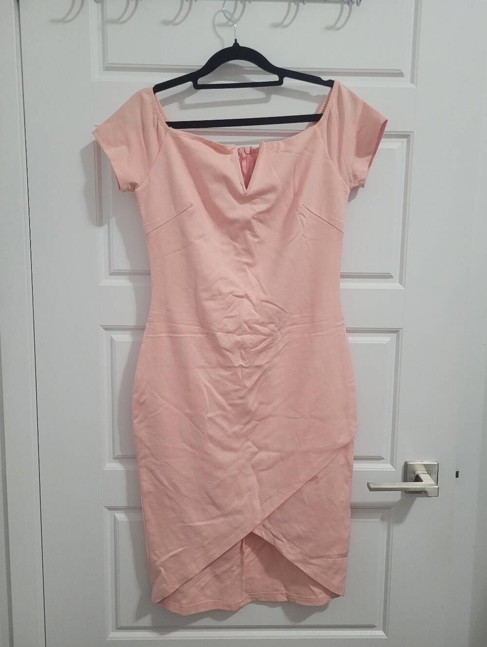 Mendocino Blush Pink One-Shoulder Bodycon Dress